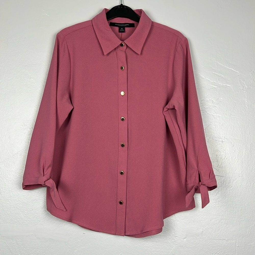 NWT Marc New York Long Sleeve Dress Shirt Size S Petite